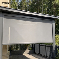 Persianas Enrollables Eléctricas Inteligentes para Ventanas con Marco Opaco, Persianas Motorizadas de Aluminio con Wifi Tuya, Cumplen con la Norma CE NFPA701