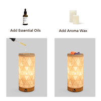 Lampe à parfum décorative pour hôtel Brûleur à huile essentielle en céramique Brûleur à cire parfumée Diffuseur d'aromathérapie Réchauffeur de cire électrique