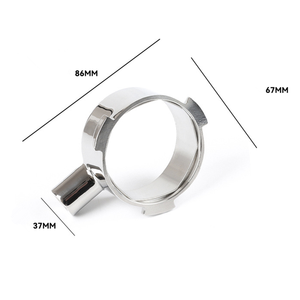 Barista Tools <span class=keywords><strong>Accessoires</strong></span> de café expresso 51mm en acier inoxydable <span class=keywords><strong>Delonghi</strong></span> Porte-filtre à café sans fond Tête nue - Product Image 5