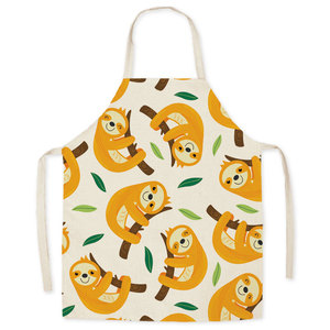 ผ้ากันเปื้อนลายการ์ตูนมีสไตล์เหมาะสำหรับชีวิตประจำวันการเดินทางซูเปอร์มาร์เก็ตที่บ้านร้านน้ำชานมและร้านอาหารชุดทำงาน - Product Image 4