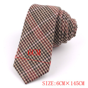 Cravates <span class=keywords><strong>en</strong></span> <span class=keywords><strong>cachemire</strong></span> de laine rayée de haute qualité 6CM - Product Image 3
