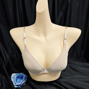 Soutien-gorge push-up à armatures pour femme, motif uni, bretelles réglables, dos en U, en Spandex/Nylon, respirant, séchage rapide, ODM, toutes saisons - Product Image 2