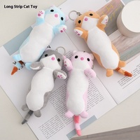 Chat mignon en peluche porte-clés en peluche animal jouet pendentif jouet pour animaux de compagnie