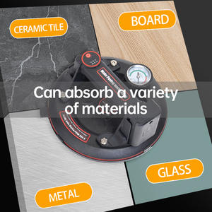 नई इलेक्ट्रिक 8 इंच वैक्यूम सक्शन कप दबाव गेज के साथ भारी शुल्क हैंड-धारण टाइल लिफ्टर सक्शन कप - Product Image 2