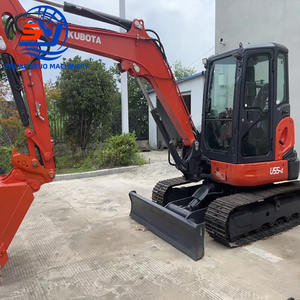 Escavatore Mini Usato Originale Giapponese Kubota U55-4, Escavatore Cingolato da 5 Tonnellate Kubota U55 con Lame Spingiterra - Product Image 2
