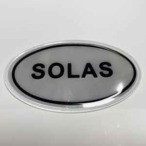 夜によく見える反射プリズムPVCテーププリントパターン縫製安全ベストユニフォームウェア洗える - Product Image 3