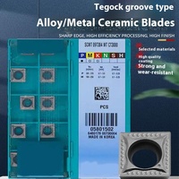 TaeguTec SCMT09T304/08-MT/PC CT3000/TT9080 persegi lubang Internal masukkan Grooving alat Balik