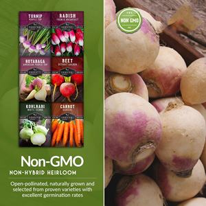 Collection de paquets de légumes sans OGM à pollinisation ouverte 6 jardinières de fleurs de dessus violet de carotte <span class=keywords><strong>d</strong></span>'héritage pour l'application de <span class=keywords><strong>jardin</strong></span> - Product Image 6