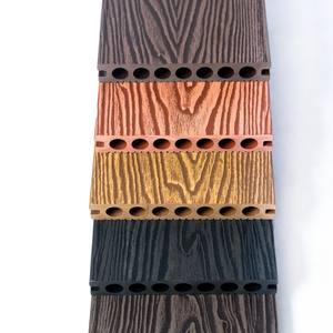 Suelos 3D en relieve, tarima compuesta de WPC, madera plástica impermeable, suelos de WPC para exteriores - Product Image 1