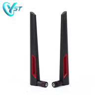 Antenne à lame en caoutchouc 5G 2400-2500/5725-5850 MHz, polarisation verticale, pour connecteur mâle, pour routeur 4G 5G
