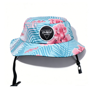 Sombrero de Pescador Transpirable con Bordado 3D y Estampado Tropical, con Correa para la Barbilla, para Playa, Verano, Viajes y Protección Solar - Product Image 6