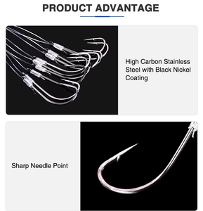 9 #-28 # peralatan memancing ikan laut profesional 9-28 # kail pancing berduri dengan senar nilon - Product Image 5