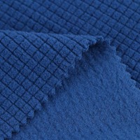 Hersteller liefern 245g karierte Polar Fleece Kordel zug Stretch karierte Jacke Jacke Kissen Sofa bezug Stoff Mais Samt