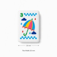 En gros, Jeu de Mahjong chinois en acrylique rose, Tuiles de Mahjong motif ballon à air chaud de carnaval et chat noir, Jeu familial de Mahjong