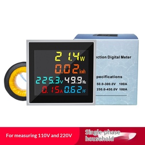 <span class=keywords><strong>Compteur</strong></span> <span class=keywords><strong>électrique</strong></span> domestique intelligent, <span class=keywords><strong>compteur</strong></span> de puissance, affichage numérique AC, voltmètre, ampèremètre, fréquencemètre, testeur AC220V - Product Image 4