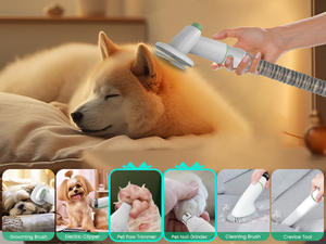 Kit de Toilettage pour Animaux Domestiques en Promotion – Aspirateur à Poils Silencieux pour Chiens et Chats, Tondeuse et Aspirateur à Main pour Animaux - Product Image 1