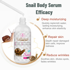 Sérum Corporel au Collagène d'Escargot Marque Blanche Hydratation Intense Soin Anti-Âge Lotion Corporelle Éclaircissante Votre Logo Fabricant - Product Image 2