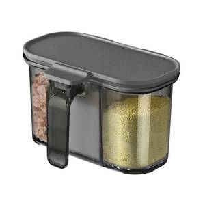 Số lượng lớn bán buôn cấp thực phẩm muối ba ngăn lưu trữ <span class=keywords><strong>container</strong></span> nhựa gia vị lưu trữ <span class=keywords><strong>container</strong></span> Set gia vị Organizer - Product Image 1