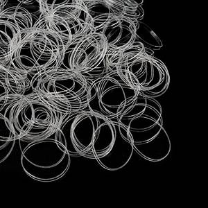 Fabbrica Certificata BSCI Lirong, Elastici per Capelli Riciclati Durevoli Senza Danni ai Capelli per Ragazze e Bambini (Trasparenti) - Product Image 1