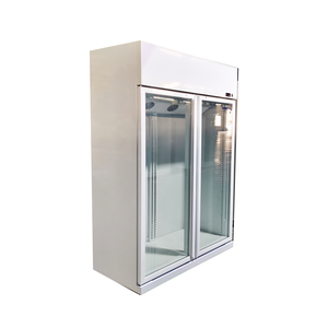 Espositore Refrigerato per Integratori Sportivi e Frullati Proteici, Porta in Vetro Trasparente, per Palestre e Centri Fitness - Product Image 1