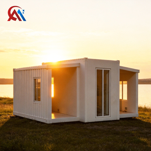 Bestseller 40FT Maßgefertigtes Stahl-Mobilcontainerhaus Erweiterbar für Außenbüro-Nutzung Sandwichplatten-Konstruktion - Product Image 1