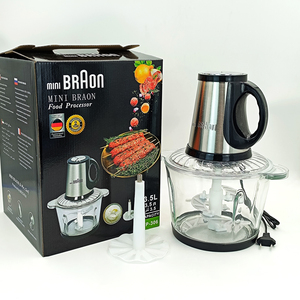 Minibraon 3.5l 6 lames Mixeur multifonctionnel pour aliments <span class=keywords><strong>Hachoir</strong></span> à viande Machine de cuisine Processeur <span class=keywords><strong>Robot</strong></span> de cuisine <span class=keywords><strong>Hachoir</strong></span> électrique - Product Image 2