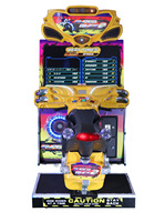 Simulateur de course automobile LCD 42 pouces Moter DX Machine de jeu de course vidéo à pièces Simulateur de course automobile avec volant