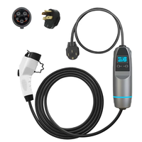 Nueva Estación de Carga Rápida para Vehículos Eléctricos de 32A 240V 7KW, Cargador EV Portátil Tipo 1 con Enchufe NEMA14-50 IP65