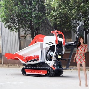 Mini Dumper Crawler Dumper Mini Crawler Camion à benne basculante hydraulique pour ferme 500 Kg Lift - Product Image 4