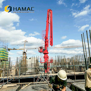 Pompe à béton mobile hydraulique araignée avec distributeur et bras de placement de béton, fournie directement par l'usine - Product Image 2