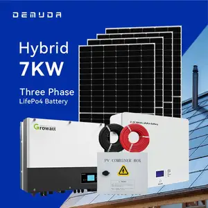 Système solaire à onduleur hybride 16Kw 25 Kw Lifepro Micro-onduleur 30Kw Machine 15 énergie balcon vent et électricité inoxydable 3,6Kw