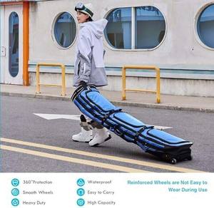 Muestra Gratuita: Bolsa de Viaje Acolchada con Ruedas para Esquí y Snowboard, Doble Premium de Alta Gama, Gran Capacidad, con Diseño de Personajes - Product Image 2
