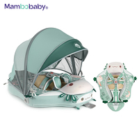 Flotteur Mambobaby pour bébé sans air fabriqué en usine Anneau de natation pour bébé non gonflable sûr et amusant pour les bébés première baignade dans les piscines.