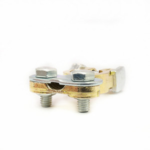 Connecteurs de borne de batterie robustes en laiton massif, bornes positives et négatives, pour batteries de voiture et applications marines - Product Image 2
