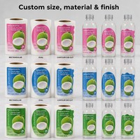 Etiquetas Personalizadas para Botellas de Bebidas en Rollo, Adhesivo Impermeable, Bajo MOQ, Impresión en Papel Sintético para Bebidas Deportivas