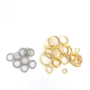 Bán buôn Vòng mẫu vải bao phủ nút DIY đánh bóng nhôm Shank thân thiện với môi may quần áo trang trí Trống Tùy Chỉnh - Product Image 1