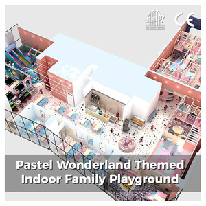 Aire de <span class=keywords><strong>jeux</strong></span> intérieure personnalisée en pastel, centre de divertissement familial, espace de <span class=keywords><strong>jeux</strong></span> commercial pour enfants avec <span class=keywords><strong>jeux</strong></span> <span class=keywords><strong>d</strong></span>'arcade et sièges pour parents - Product Image 1