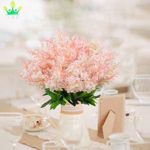 Flores de glicinia de seda artificial, flores de Jacinto para el hogar, jardín, <span class=keywords><strong>cementerio</strong></span>, cercas, decoración de primavera y verano, arreglos florales - Product Image 5