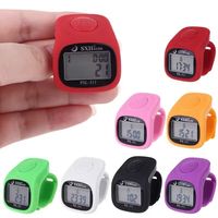 Compteur numérique à 6 doigts, 8 canaux, avec rétroéclairage LED, pour la prière et le chant, en silicone