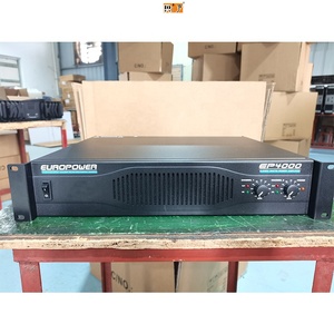 Amplificador de Potencia Profesional EP4000 de <span class=keywords><strong>Audio</strong></span> Profesional para Actuaciones al Aire Libre de 2 Canales Activo con Impedancia de 8 y 4 Ohmios y Carcasa de Metal para Escenario - Product Image 1