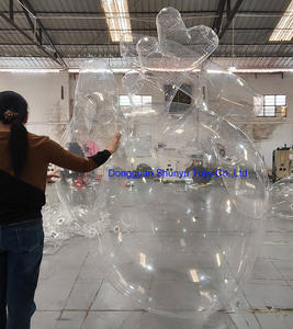 Personalizado grande de PVC inflable en forma de corazón modelo 3D corazón blanco globo de aire mascota para la promoción del partido - Product Image 3