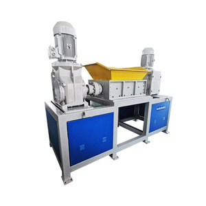 Industrial Double Shaft Shredder <b>Machine</b> With Gearbox and Pump for Waste Wood Pallet Rubber <b>Tire</b> Recycling and Plastic Crushing - Product Image 1