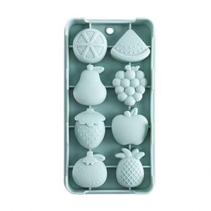 Moule à glaçons 3D en silicone pour crème glacée, forme pastèque et fraise, pour cuisine, vente chaude, commande minimum 10 pièces - Product Image 1