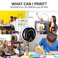 Filament PLA Soie Violet 1,75 mm Flexible pour Imprimante 3D, Tige en Plastique 1KG, Filament Texture Soie 15 Couleurs PLA