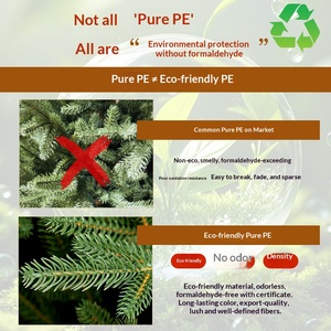 High Quality Full PE Christmas <b>Tree</b> Realistic PE <b>Artificial</b> <b>Tree</b> For Home And Commercial Christmas Decoration - Product Image 3
