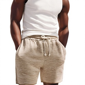 Shorts en molleton épais sur mesure, style streetwear de luxe, pour les marques de mode américaines. - Product Image 4
