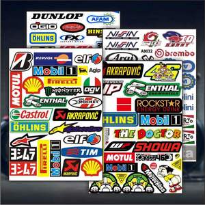 Calcomanías Decorativas para Motocross con Gráficos de Carreras de PVC, Adhesivos <span class=keywords><strong>Reflectantes</strong></span> para Motocicletas y Scooters Eléctricos, Resistentes al Agua - Product Image 5