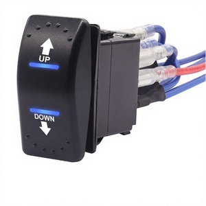 <span class=keywords><strong>12V</strong></span> Lier-tuimelschakelaar 7-pins IP65 Waterdicht Momentary Aan-uit-Aan 3 Positie DPDT Draad Marine Boot ATV UTV RV - Product Image 4