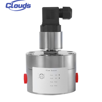 Débitmètre à engrenages ovales de haute précision Clouds pour la mesure de carburant, d'huile diesel, d'eau, de fluides hydrauliques et de liquides industriels