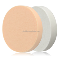Éponge de maquillage ronde en vente chaude, éponge de maquillage douce blanche, éponge de maquillage pour le visage, poudre de fond de teint, éponge de maquillage